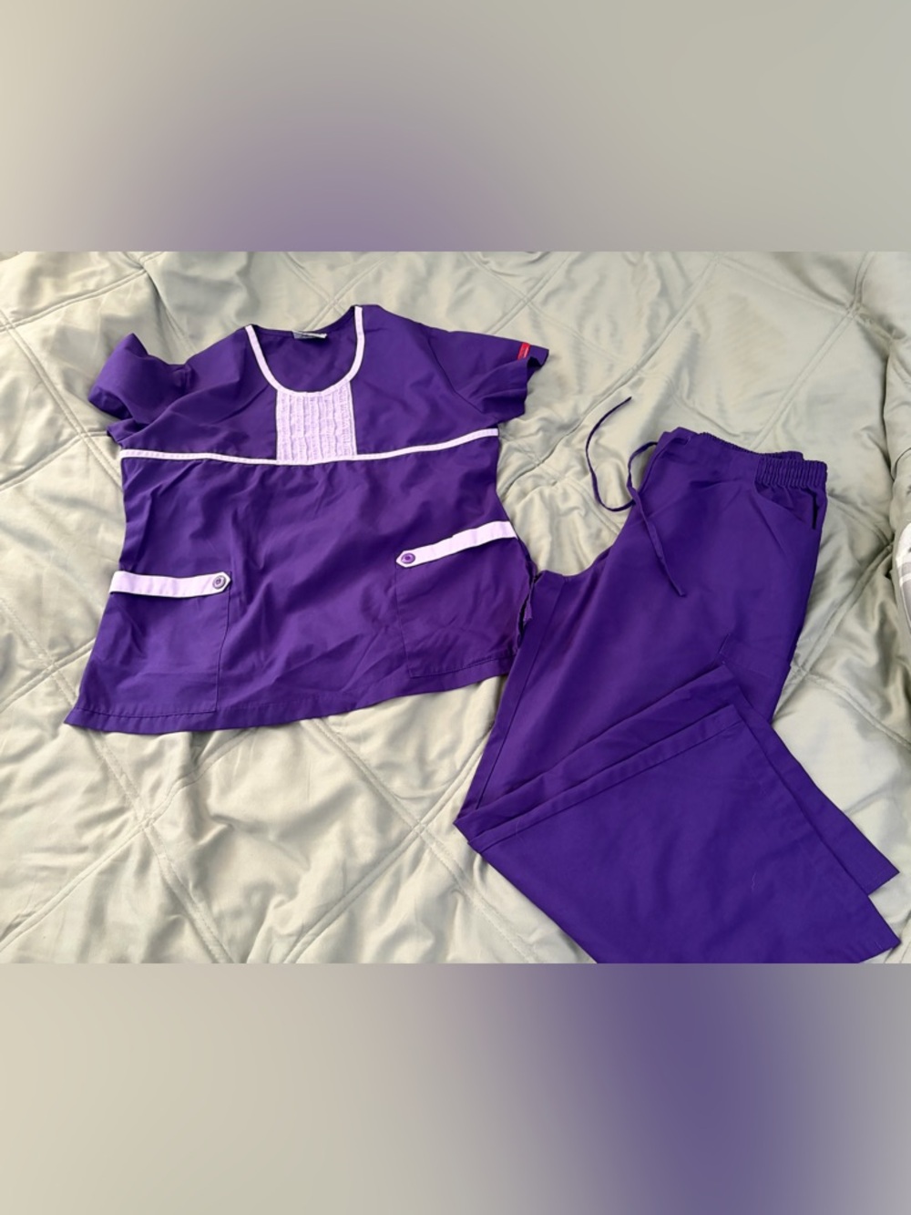Two-Piece Top & Pant scrub set